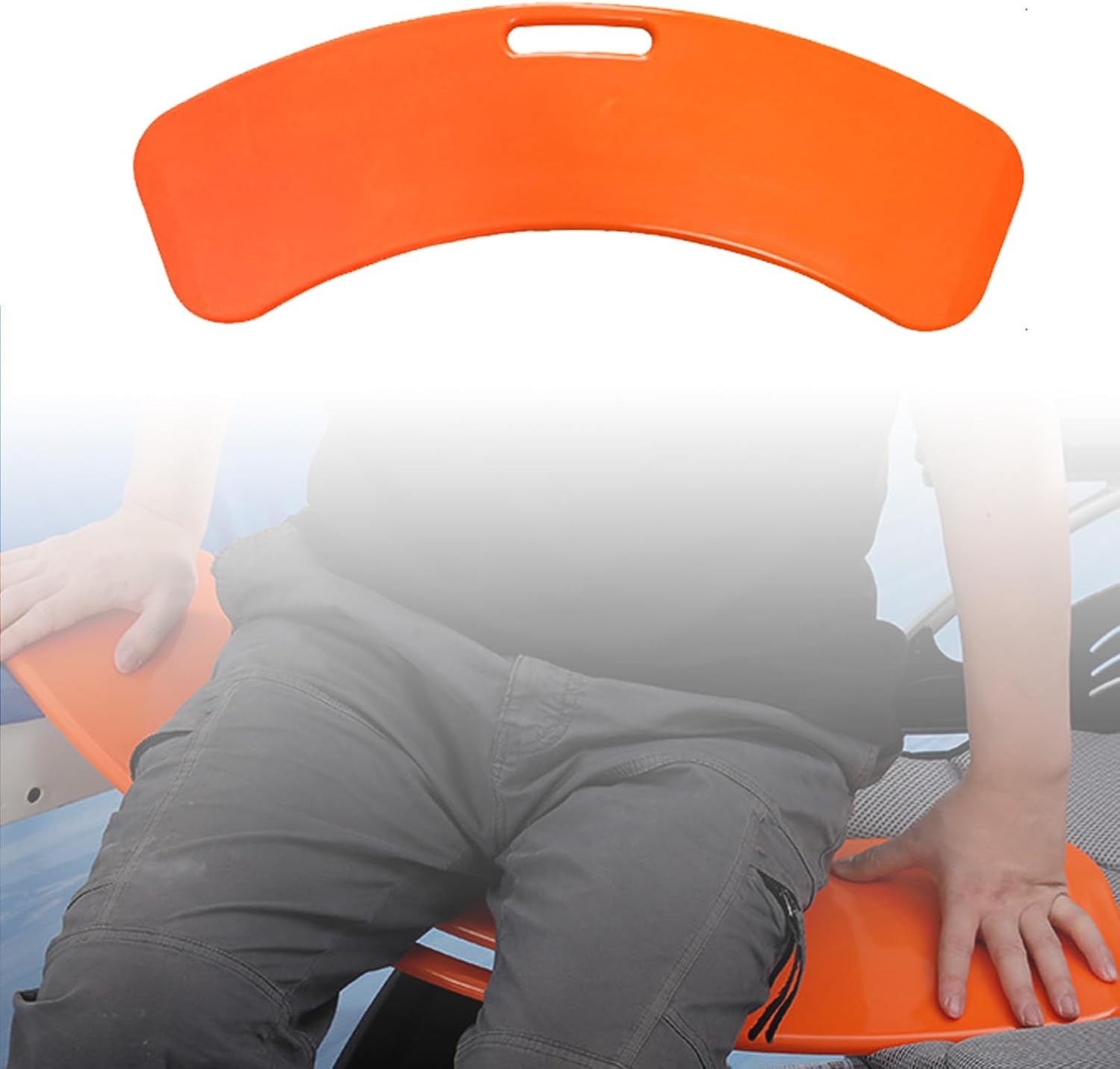 Transferplank 80x21 cm Oranje - Veilig Verplaatsen met 33% Korting