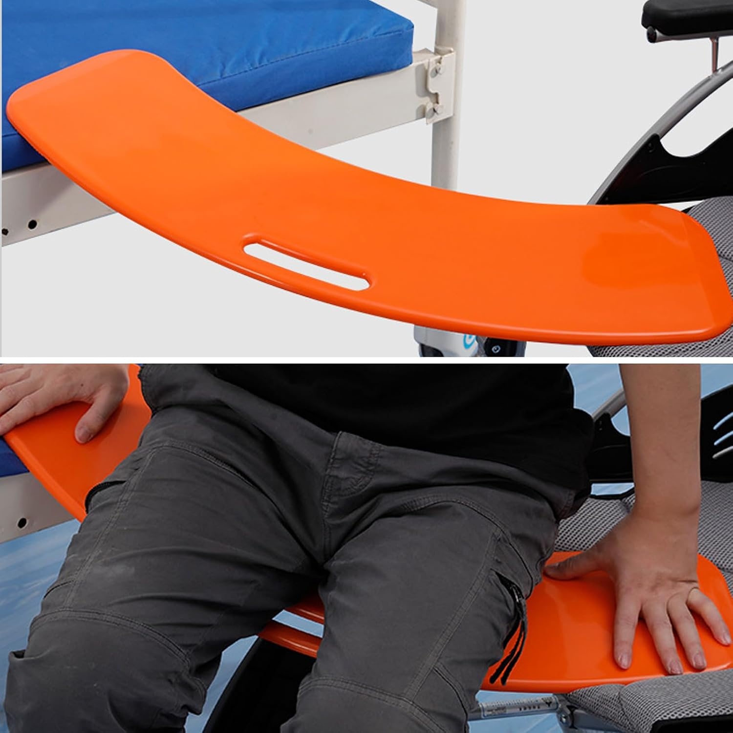 Transferplank 80x21 cm Oranje - Veilig Verplaatsen met 33% Korting