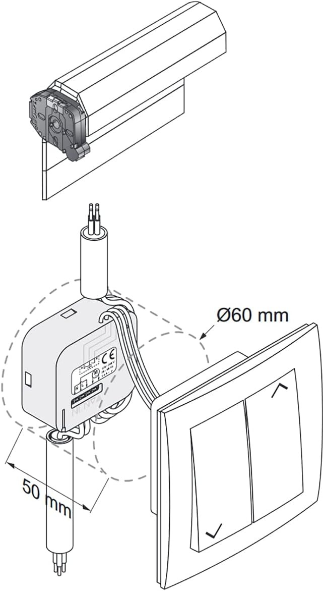 Somfy RTS Ontvanger Micro-module voor Rolluiken - 34% Korting