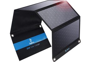 BigBlue 28W Draagbare Zonnelader - 3 USB Poorten, Waterdicht - 34% Korting