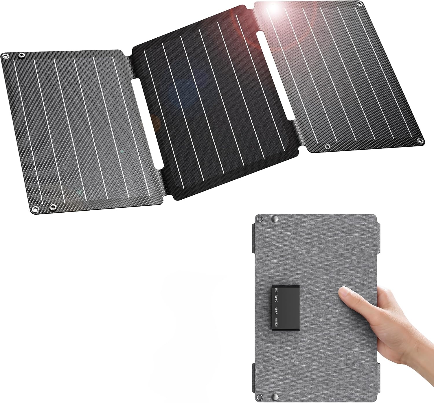 BigBlue 28W Draagbare Zonnelader - 3 USB Poorten, Waterdicht - 34% Korting