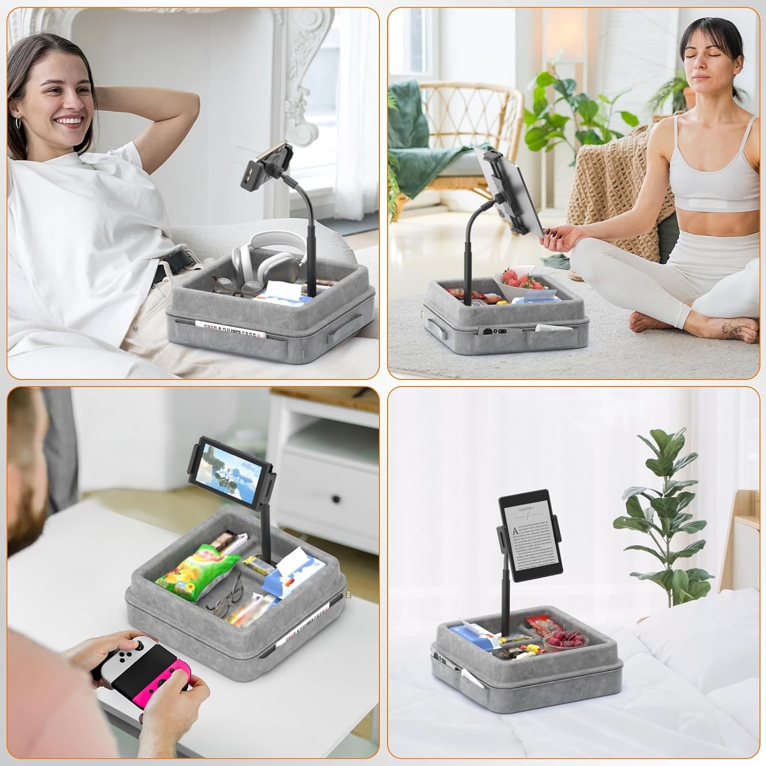 Verstelbare Tablet & Telefoon Kussenhouder - 360° Zwanenhals - 32% Korting