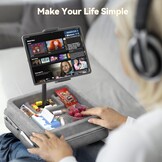 Verstelbare Tablet & Telefoon Kussenhouder - 360° Zwanenhals - 32% Korting