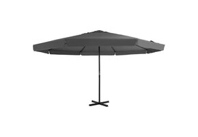 Parasol Antraciet 500 cm met Aluminium Paal - 35% Korting