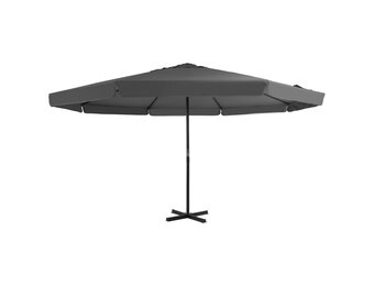 Parasol Antraciet 500 cm met Aluminium Paal - 35% Korting
