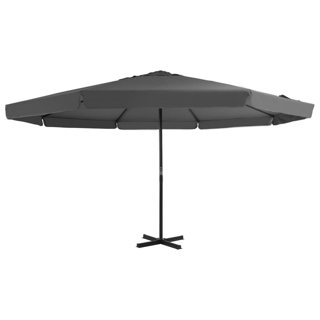 Parasol Antraciet 500 cm met Aluminium Paal - 35% Korting