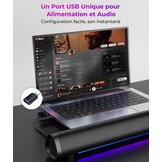 Desktop luidspreker met sfeerlicht, 53% korting