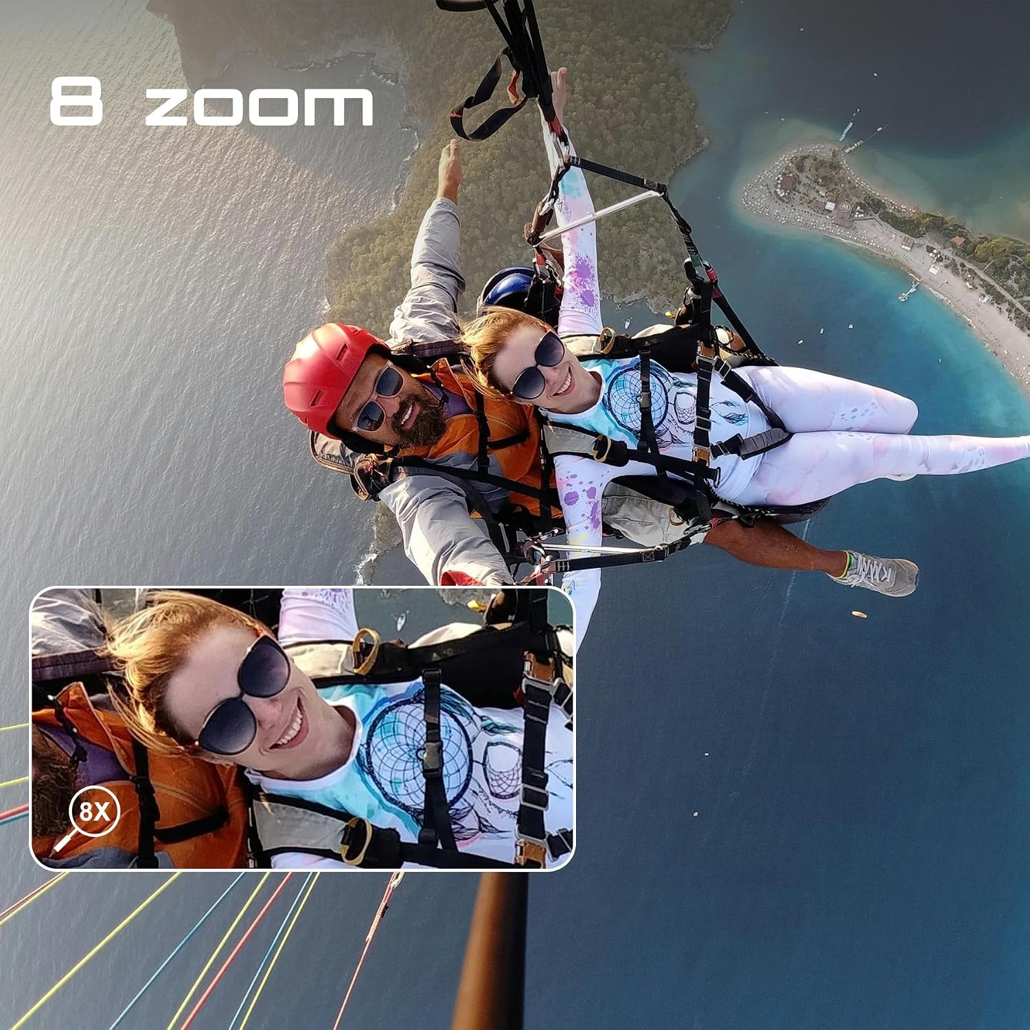 Apexcam M80PRO 4K Actiecamera - 48MP, 128GB, Waterdicht & 34% Korting