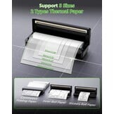 Draagbare A4 Thermische Printer - Zwart - 34% Korting