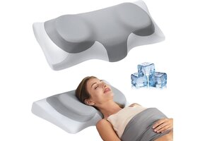 ABLEGRID Cervicaal Kussen: Nekpijn Verlichting & Koel Gel - 33% Korting