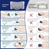 ABLEGRID Cervicaal Kussen: Nekpijn Verlichting & Koel Gel - 33% Korting