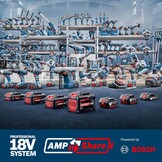 Bosch Professional 18V System multilader GAL 18V6-8 (acculaadstroom: 8 A, zonder accu's, incl. L-BOXX-adapter, in doos)