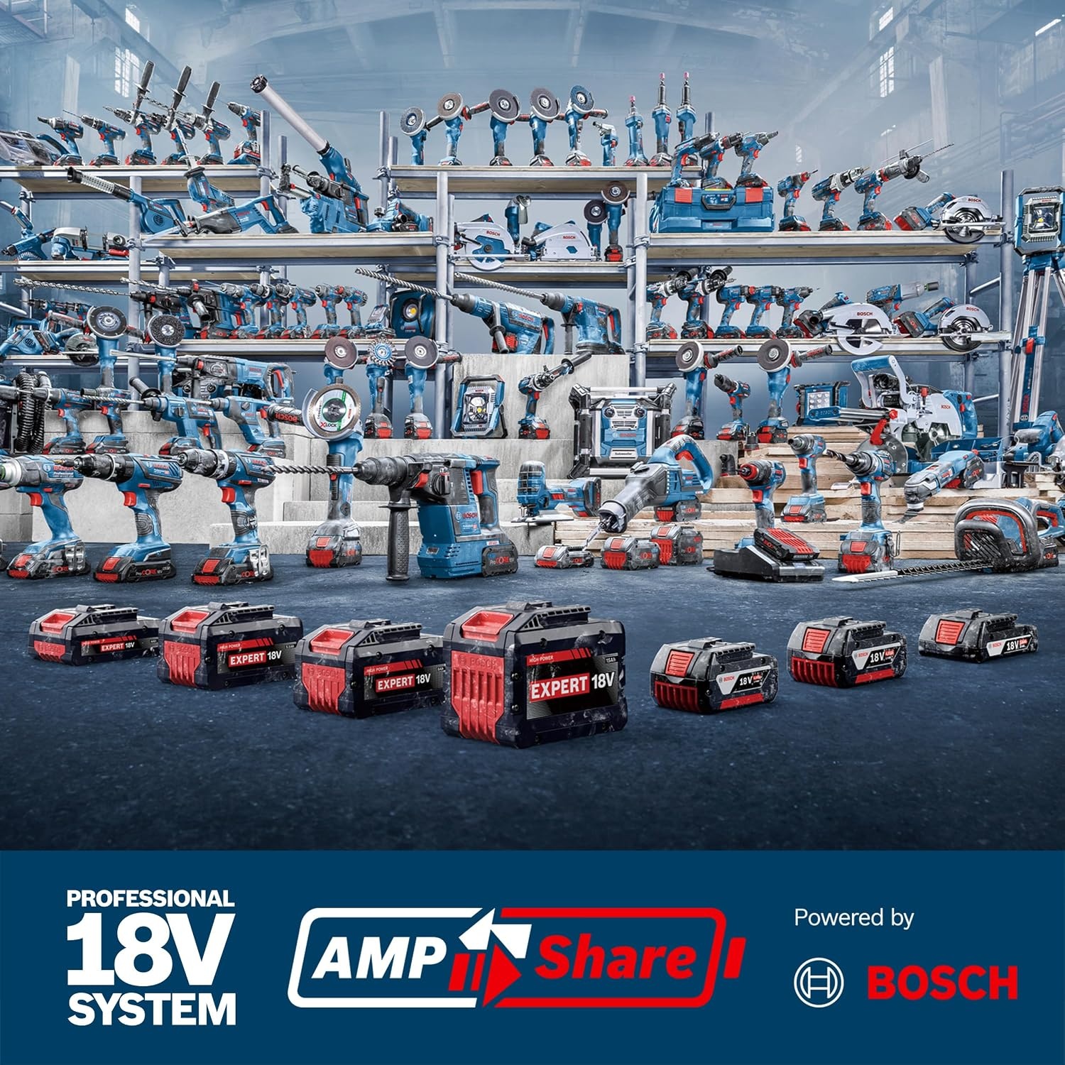 Bosch Professional 18V System multilader GAL 18V6-8 (acculaadstroom: 8 A, zonder accu's, incl. L-BOXX-adapter, in doos)