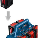 Bosch Professional 18V System multilader GAL 18V6-8 (acculaadstroom: 8 A, zonder accu's, incl. L-BOXX-adapter, in doos)