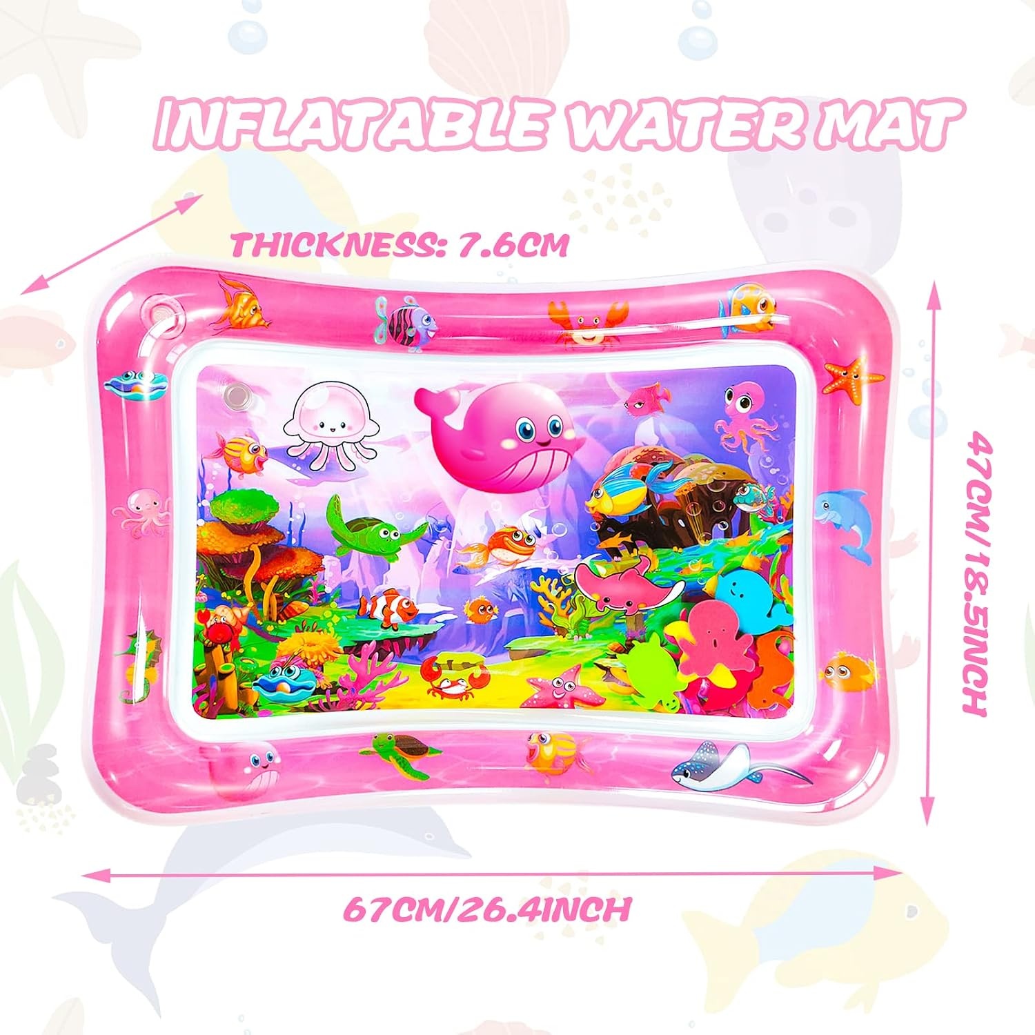 HEAWAA Watermat voor Baby's - Sensorisch Speelkleed voor Tummy Time en Ontwikkeling