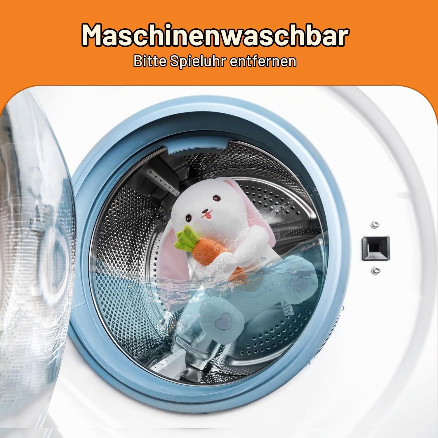 APUNOL Baby Einschlafhulp - Nachtlicht met Sterrenprojector en Huilsensor - Konijn - 15 x 13 x 17 cm