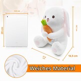 APUNOL Baby Einschlafhulp - Nachtlicht met Sterrenprojector en Huilsensor - Konijn - 15 x 13 x 17 cm