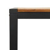 vidaXL Tuintafel met U-vormige poten 200x90x75 cm massief acaciahout