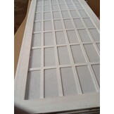 vidaXL Kamerscherm met 6 panelen massief paulowniahout wit