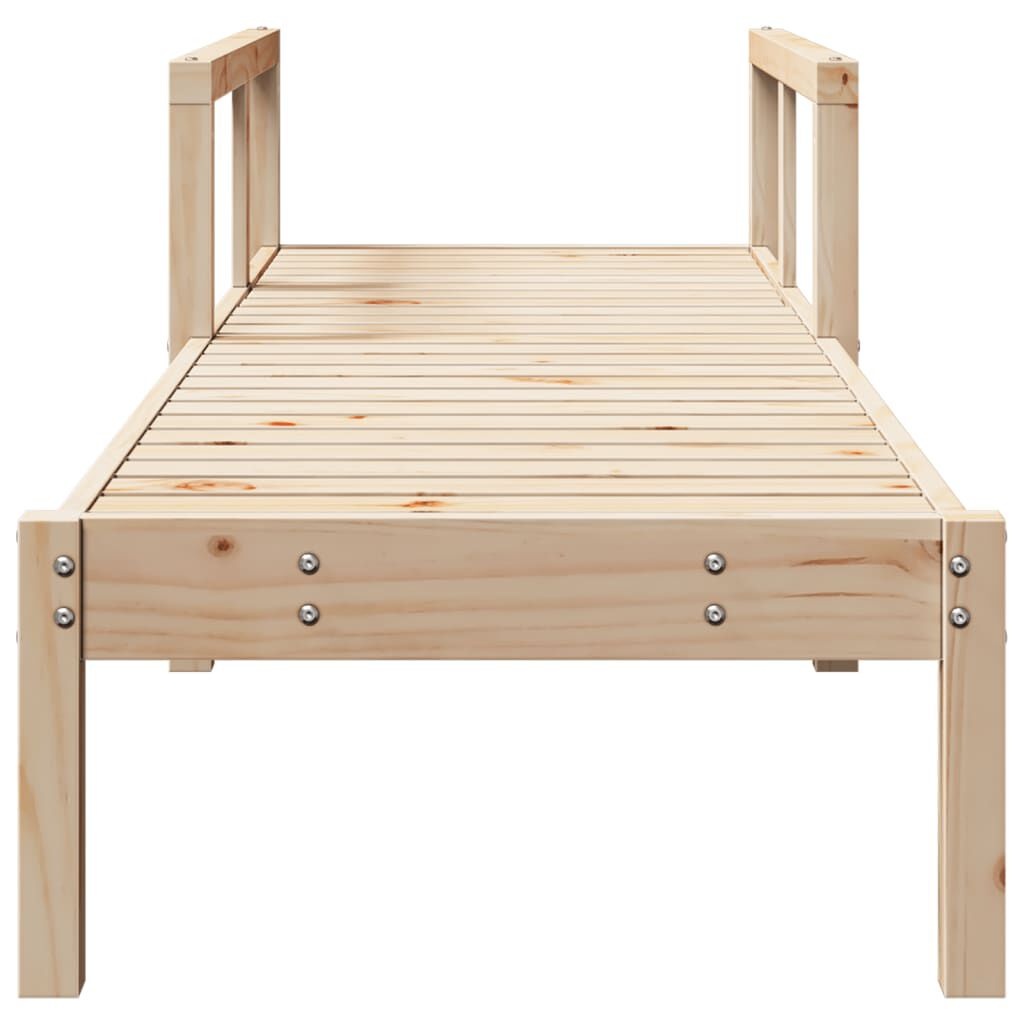 vidaXL Ligstoel 199,5x62x55 cm massief grenenhout