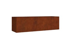 Verhoogde Cortenstaal Plantenbak 280x80x80 cm - 55% Korting