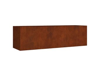vidaXL Plantenbak verhoogd 280x80x80 cm cortenstaal