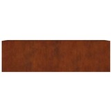 vidaXL Plantenbak verhoogd 280x80x80 cm cortenstaal