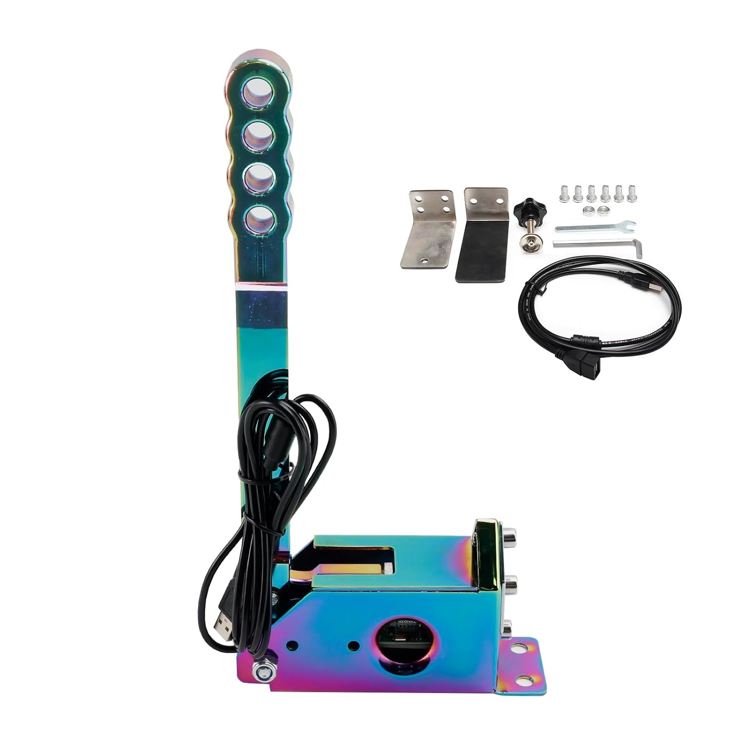 USB Handrem voor Sim Racing PC 64-bit Goud - Compatibel met Logitech en Fanatec