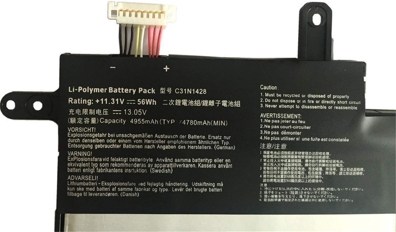 Laptop Accu voor Asus Zenbook UX305LA/UA 56Wh - 51% Korting!