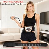 Verwarmende Vibratiemassageband Taille & Buik - 34% Korting
