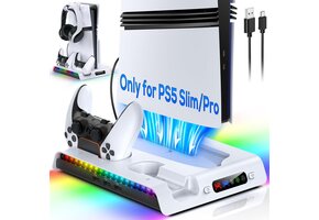 PS5 Slim Oplaadstation & Koelstandaard - 32% Korting