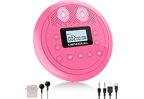 Draagbare CD-Speler Roze - 34% Korting
