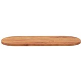 Ovaal Tafelblad Massief Acaciahout 100x40 cm - 53% Korting