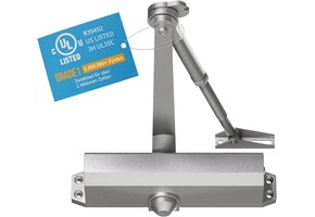 Automatische Deursluiter Zilver EN1-EN6 | tot 150kg - 34% Korting