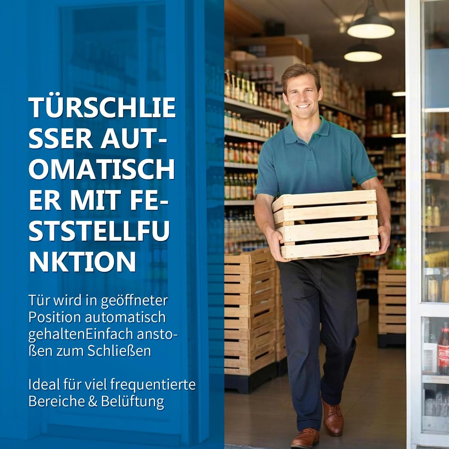 Automatische Deursluiter Zilver EN1-EN6 | tot 150kg - 34% Korting