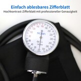 Manuele Bloeddrukmeter met Stethoscoop - Zwart | 22-42 cm | 32% Korting