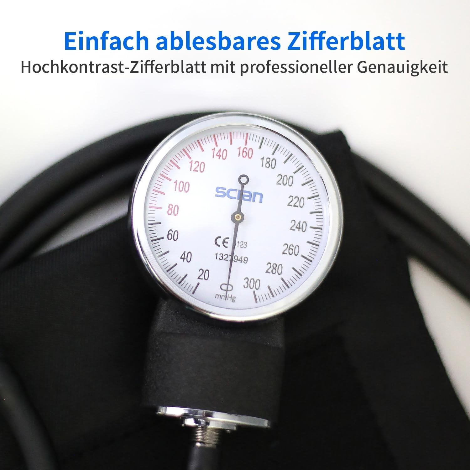 Manuele Bloeddrukmeter met Stethoscoop - Zwart | 22-42 cm | 32% Korting