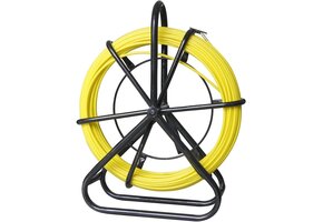 Glasvezelkabeltrekker 6x50M - Complete Set met Stalen Standaard