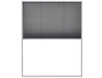 Plissé Raamhor 80x100 cm Aluminium - 34% Korting