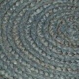 Handgemaakt Jute Vloerkleed Rond 210cm Olijfgroen - 54% Korting