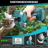 Draadloze Snoeischaar 40mm Blauw | Makita 18V Accu | 34% Korting