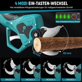 Draadloze Snoeischaar 40mm Blauw | Makita 18V Accu | 34% Korting