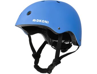 Kinder Fietshelm Verstelbaar Blauw M (52-56cm) - Multi-sport - 32% Korting