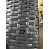 VidaXL Tuinhoekbank met Kussens 2x Poly Rattan Zwart - 54% Korting