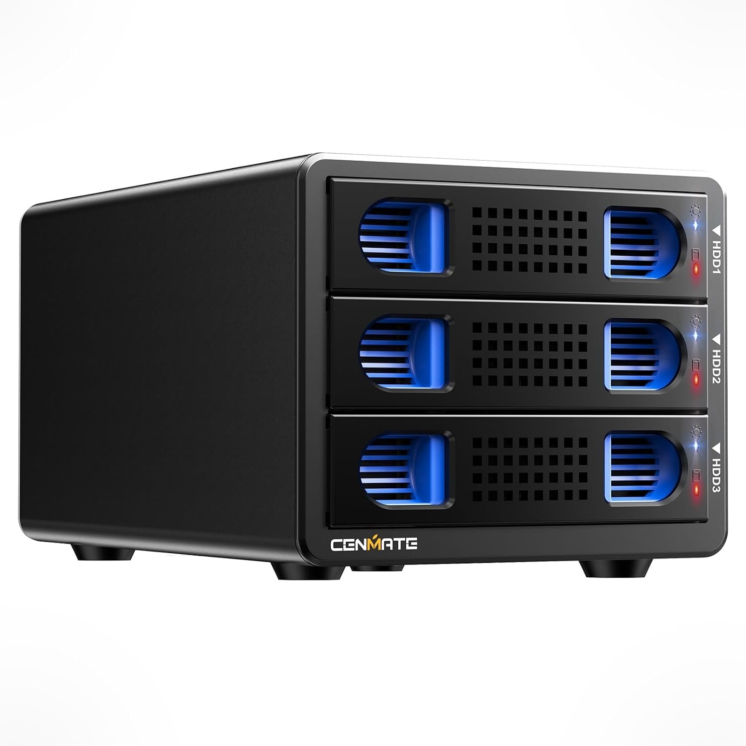 Harde Schijf Behuizing 3-bay Aluminium - 10Gbps USB 3.2 - Max 60TB