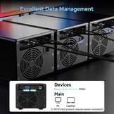 Harde Schijf Behuizing 3-bay Aluminium - 10Gbps USB 3.2 - Max 60TB