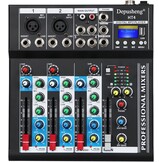 DJ-mixer 4-kanaals HT4 met Bluetooth & USB - 34% Korting