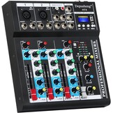 DJ-mixer 4-kanaals HT4 met Bluetooth & USB - 34% Korting
