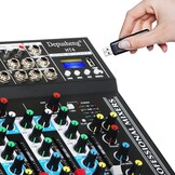 DJ-mixer 4-kanaals HT4 met Bluetooth & USB - 34% Korting
