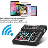 DJ-mixer 4-kanaals HT4 met Bluetooth & USB - 34% Korting